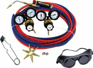 Chalumeau OXY-GAZ Kit Complet Tuyaux 2x5m Détendeurs/Chalumeau