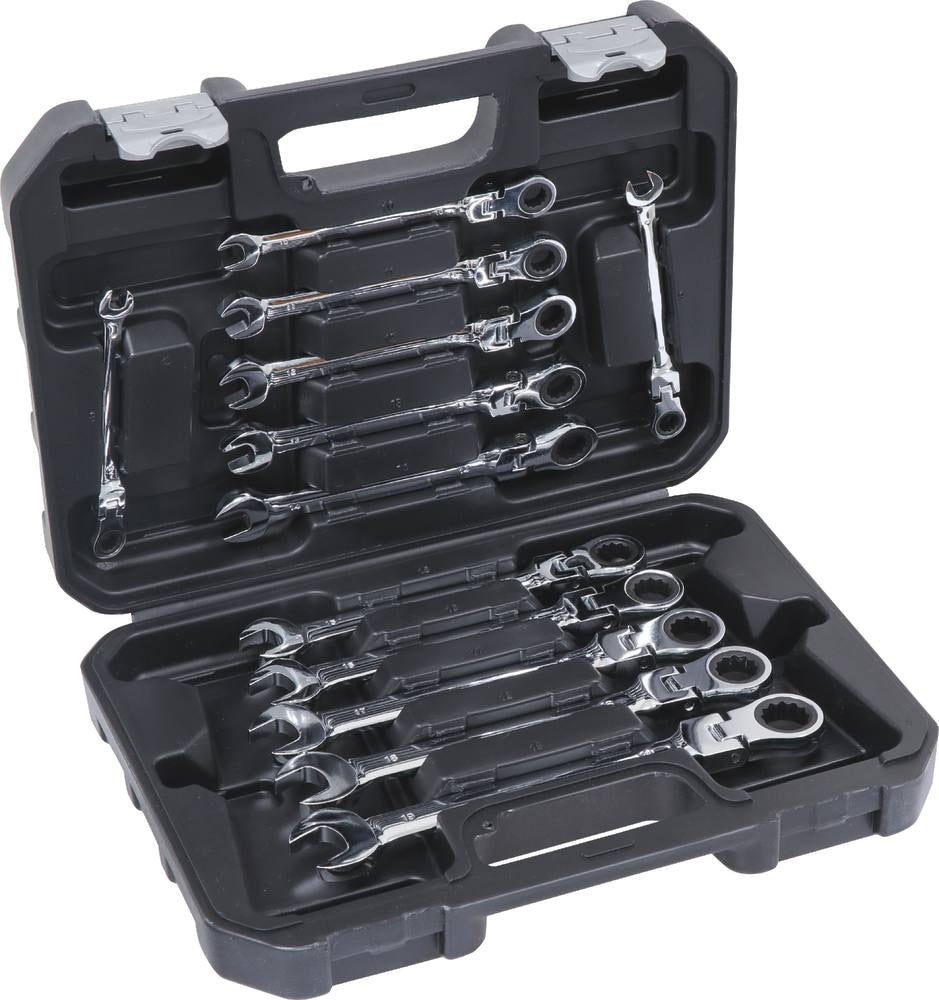 Clés Mixtes Articulées Cliquet 8/19mm 72 Dents