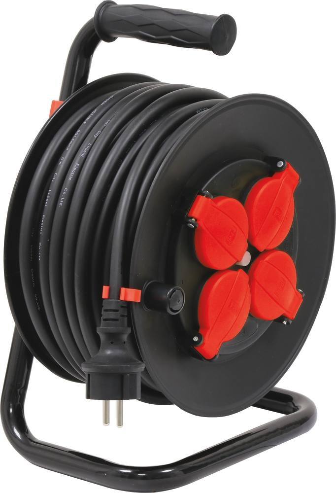 Enrouleur Électrique 4 prises HO7RN-F 25m 3G2,5mm² 230V