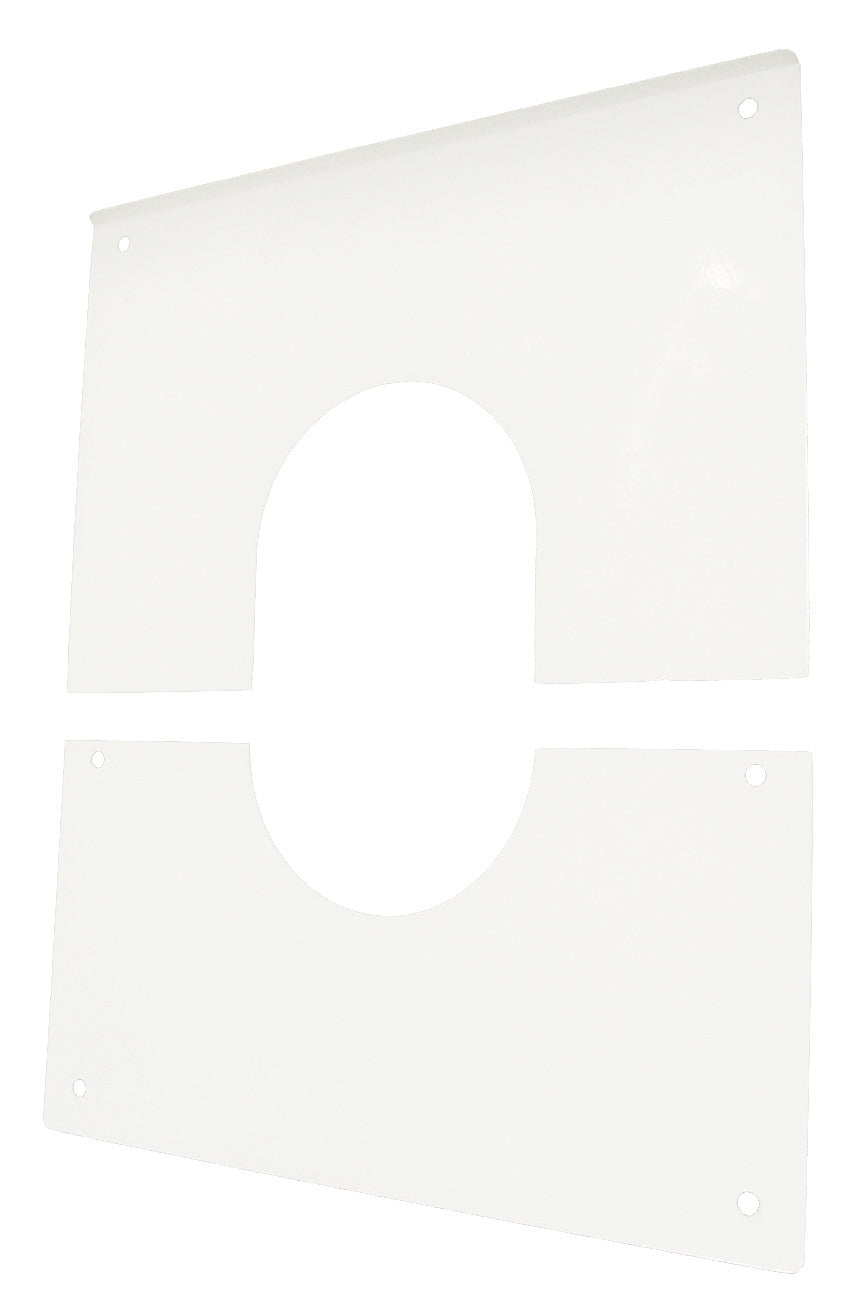 Plaque de Propreté Blanche 2 parties pour Concentrique