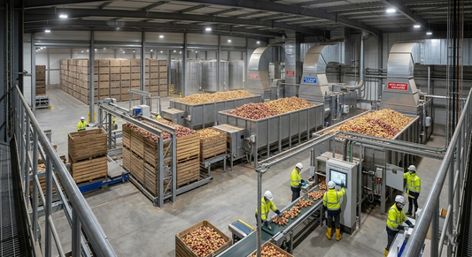 Séchage d'oignons, de noix et de patate
