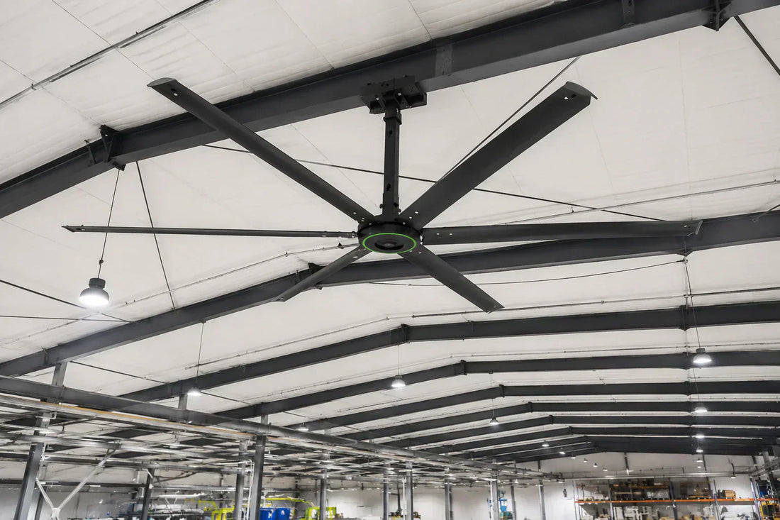 Ventilateur HVLS : fonctionnement, avantages et applications en industrie