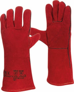 Gants Soudeur Cuir Doublé Manchette 160mm T10