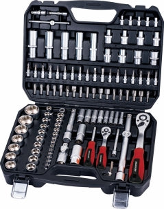 Coffret Douilles 1/4" 1/2"  110 pcs