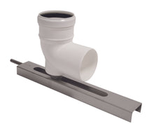 Coude 87 ° avec Support pour Simple Paroi