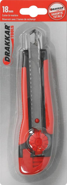 Cutter 18mm avec Molette Serrage Bi-Matière 02