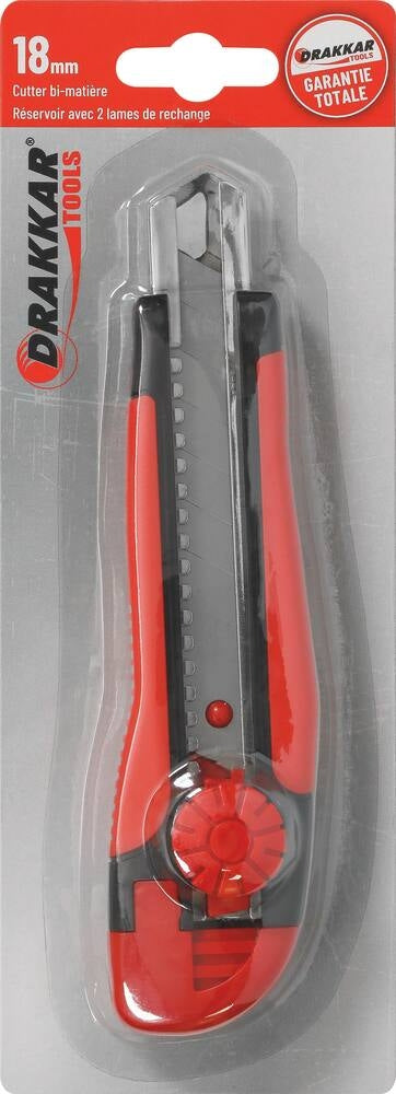 Cutter 18mm avec Molette Serrage Bi-Matière 02