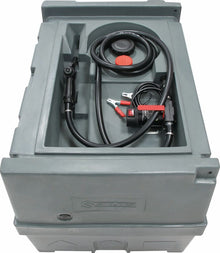 Cuve Ravitaillement Gasoil PE 450L avec Pompe Gasoil 12V 45 l/min et Pistolet Automatique/Capot 3