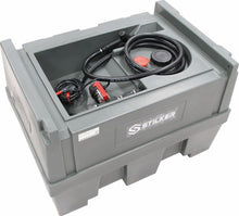 Cuve Ravitaillement Gasoil PE 450L avec Pompe Gasoil 12V 45 l/min et Pistolet Automatique/Capot 4