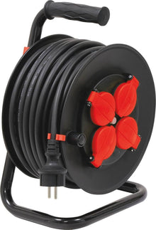 Enrouleur Électrique 4 prises HO7RN-F 25m 3G2,5mm² 230V