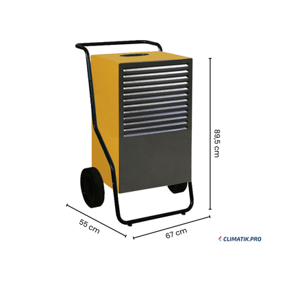 Déshumidificateur d'Air 80 L/jour SECOSTEEL PRO 80