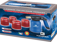 Lampe à Souder Allumage Piezo 4 Cartouches de Gaz à percer 190g 2