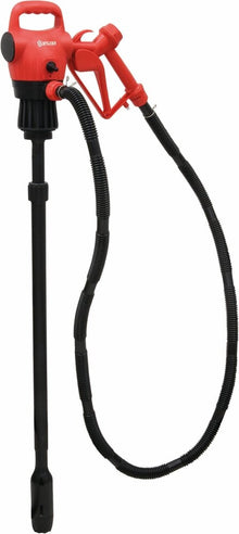 Pompe Gasoil 12/230V 18 l/min avec Canne Télescopique pour Fût 3