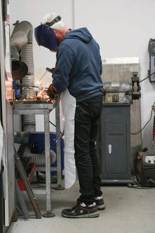 Tablier Soudeur Croûte Cuir Gris 650x1100mm 2