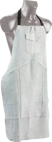 Tablier Soudeur Croûte Cuir Gris 650x1100mm 3