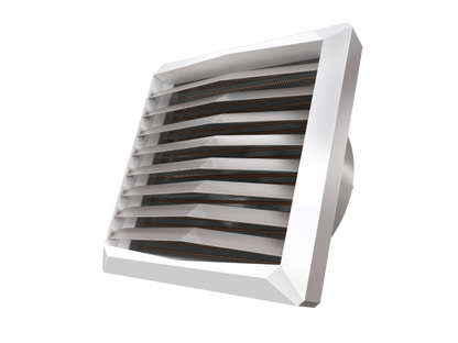 Aérotherme à eau réversible - chauffage 50 kW - 4850 m³/h avec kit pour fixation murale