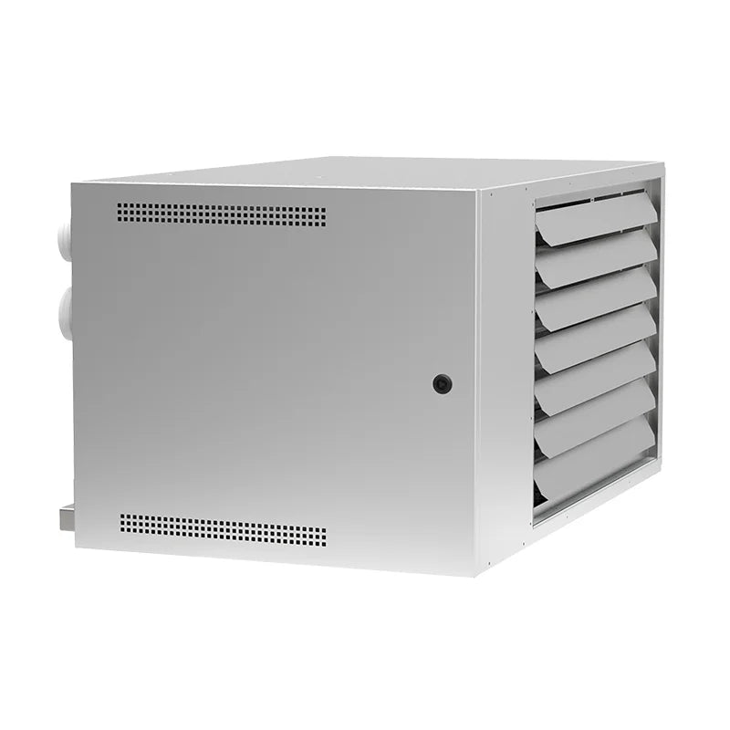 Aérotherme gaz hélicoïde AH SEET - Vue de côté