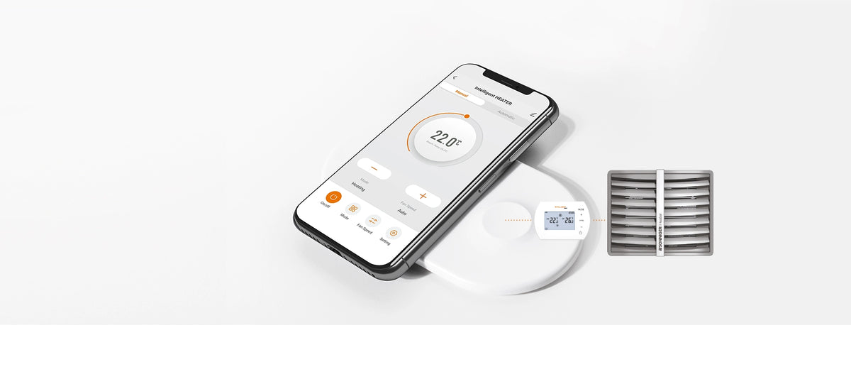 régulation de la température des aérotherme avec application sur mobile 