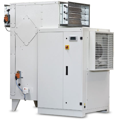 Déshumidificateur d'air gainable piscine double flux avec condenseur externe 7000 m³/h - 31,2 L/h