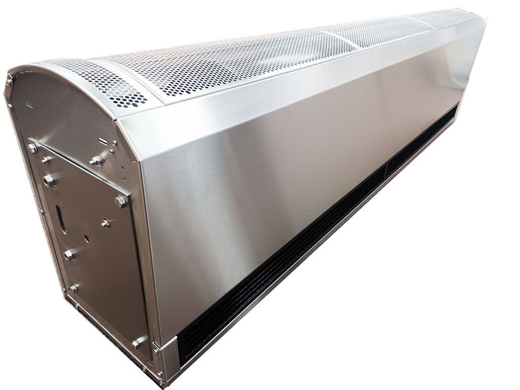 Rideau d'air INOX pour industrie agroalimentaire IP44 Apparent 1 mètre