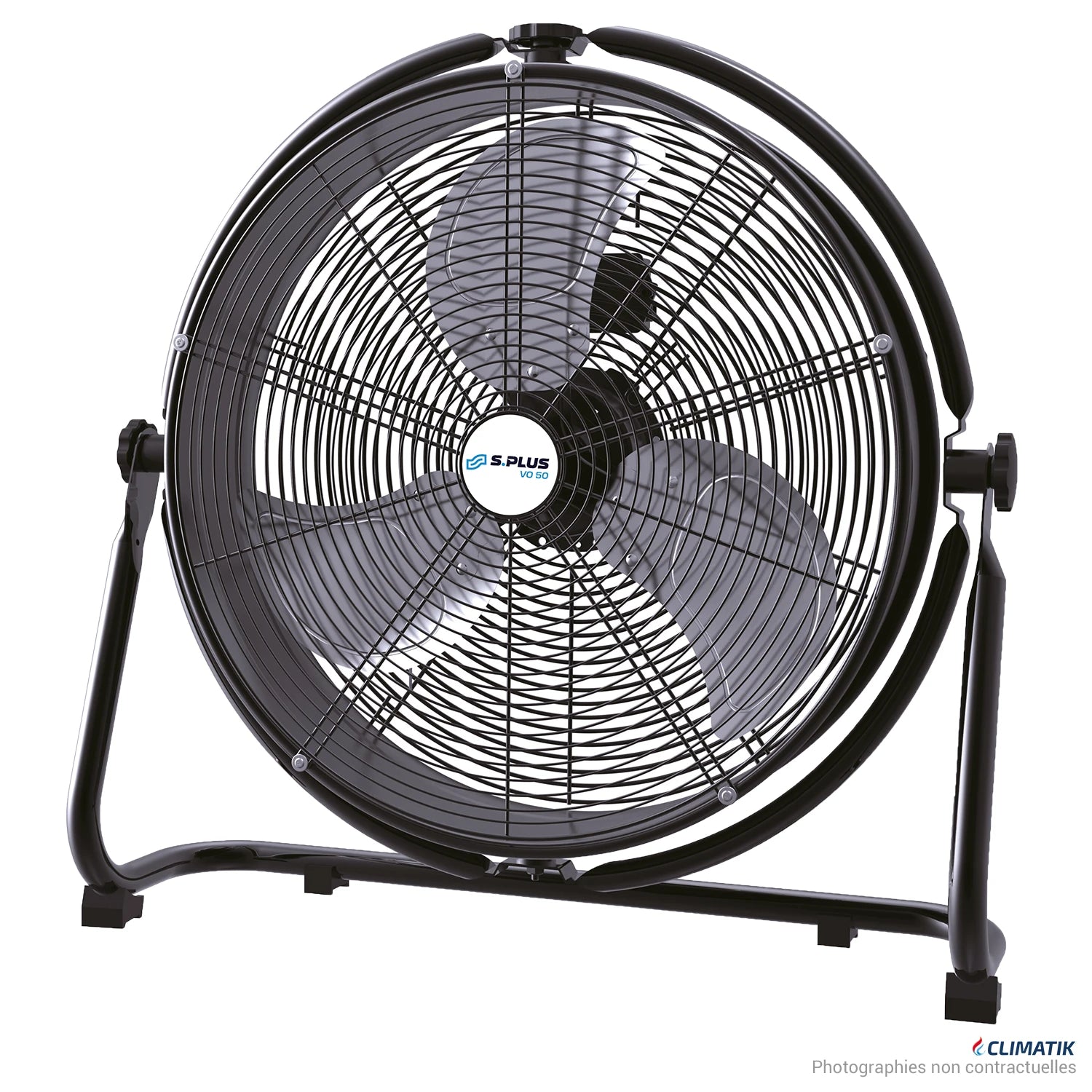 Ventilateur industriel mural et sol VO 50 brasseur d'air professionnel de la marque S.PLUS