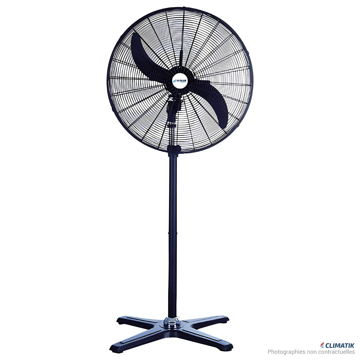 Ventilateur sur pied industriel VM 56 PI.1 Puissant oscillant avec support mural en option