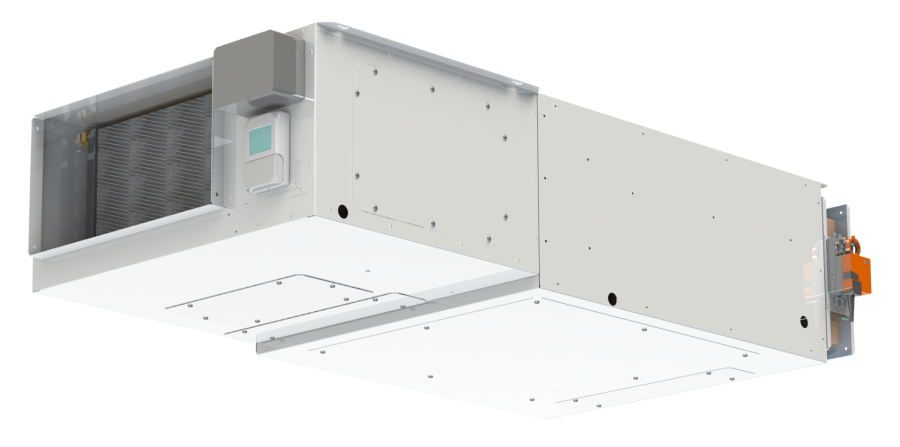 Déshumidificateur d'air double flux horizontal avec freecooling pour piscine 500 m³/h - 2,1 L/h