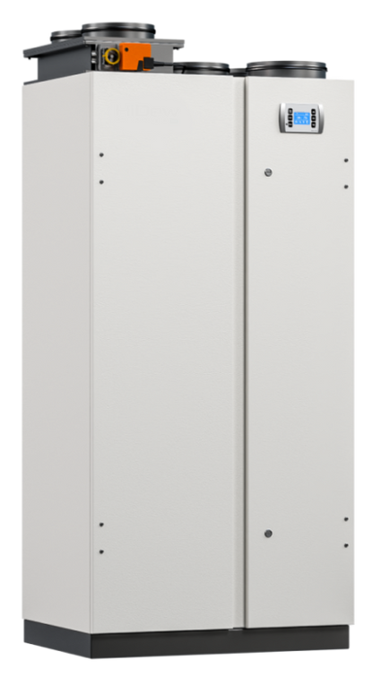 Déshumidificateur d'air double flux vertical avec freecooling pour piscine 700 m³/h - 2,9 L/h